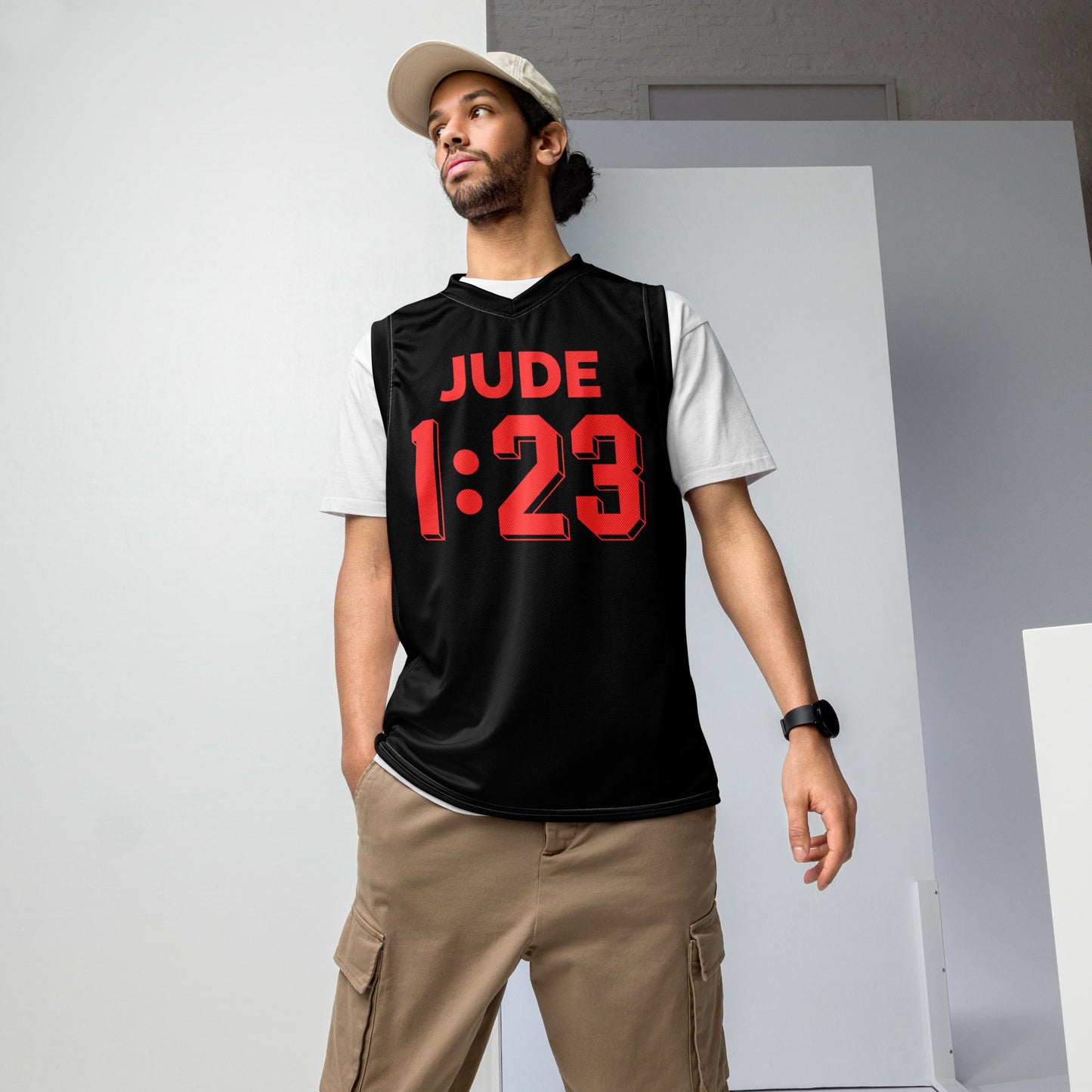JUDE 1:23 Recycled Fibers ♻️ unisex basketball jersey