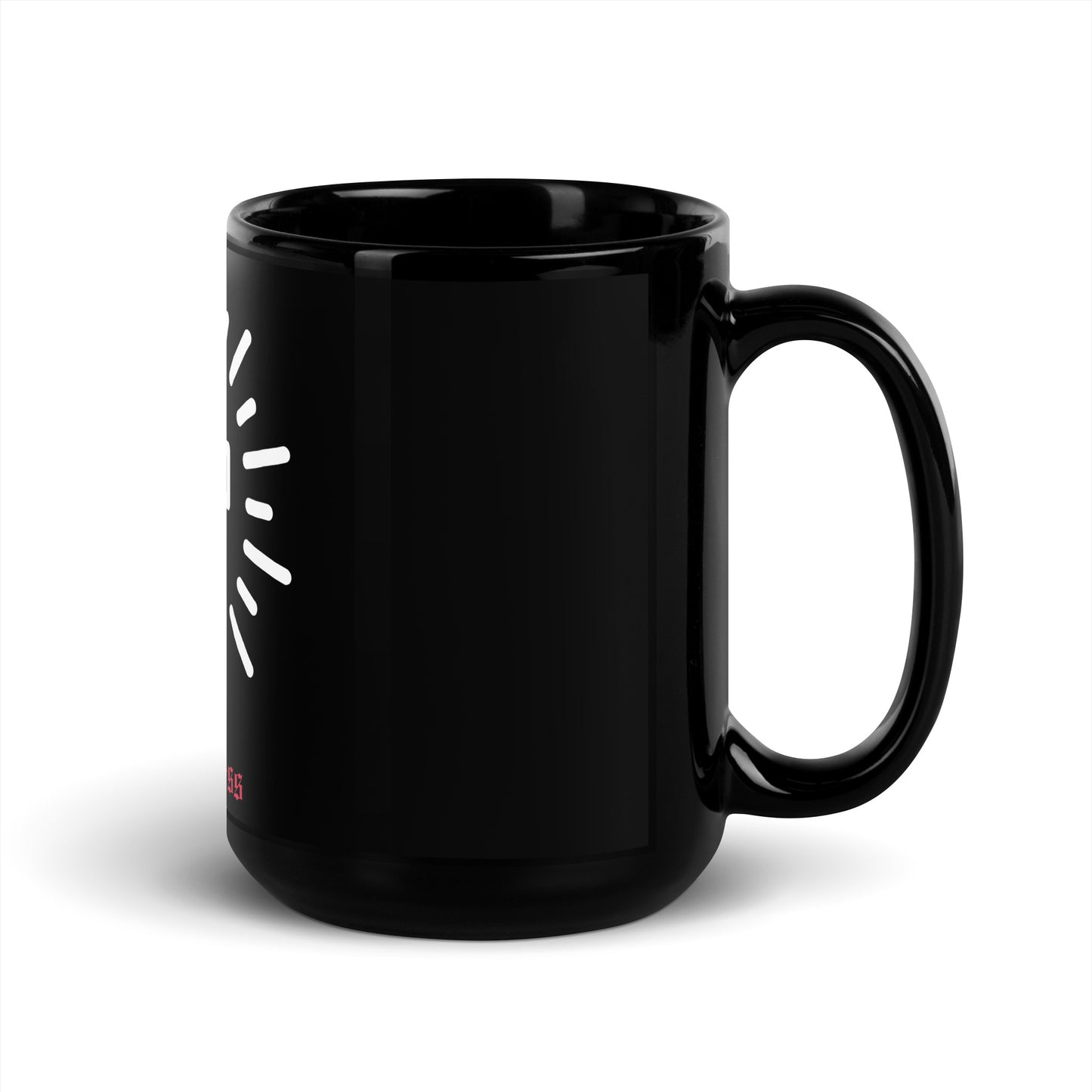 JUST WITNESS 🩸 Black Glossy Mug