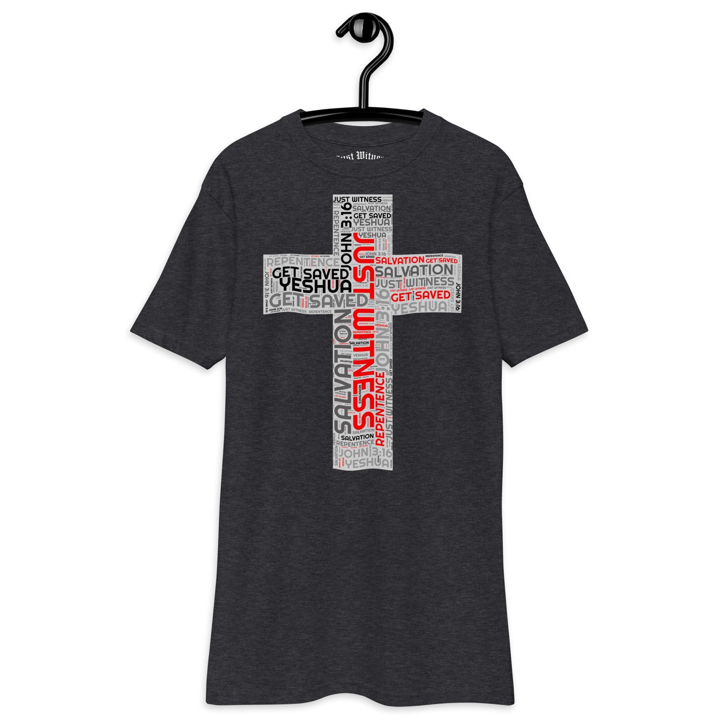"Cloud Cross" Men’s premium heavyweight tee