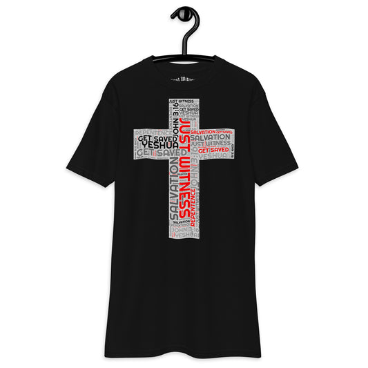 "Cloud Cross" Men’s premium heavyweight tee