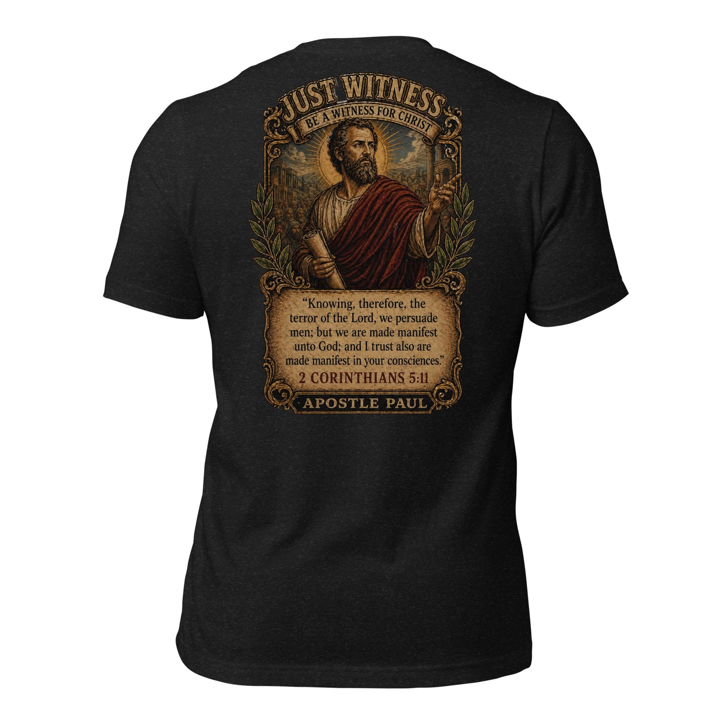 Be a Witness for Christ Apostle Paul Christian T-Shirt
